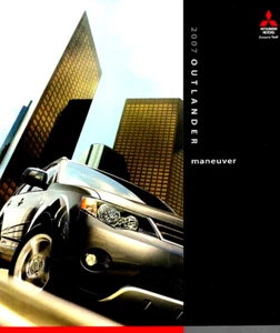 2007 MITSUBISHI OUTLANDER—3 MODELS—24 PAGE U.S. DEALER SALES BROCHURE—NOS - Picture 1 of 1