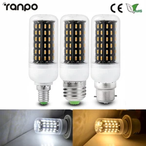 E12 E14 E26 E27 B22 LED Corn Light Bulbs 12W - 35W White Lamp 4014 SMD 110V 220V - Picture 1 of 17