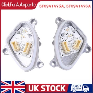 2PCS LED DRL HEADLIGHT BALLAST MODULES FOR SEAT LEON 5F 5F0941475A & 5F0941476A - Picture 1 of 19