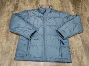 Patagonia Vintage Down Full Zip Jacket Women’s Medium Blue Gray *Read* - Picture 1 of 24