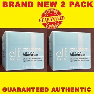 e.l.f. SKIN Holy Hydration! Gel-Yeah Moisturizer, 1.7 Oz / 50g 2PK AUTHENTIC - Picture 1 of 1