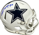 Zach Martin Signed Dallas White Speed Mini Football Helmet (PIA/JSA)