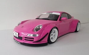RWB PORSCHE 997 MADE BY IXO MODELS 1/18 SCALE CAR PINK ROUGH WORLD AKIRA NAKAI - Picture 1 of 6