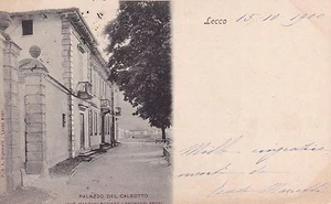 1775) LECCO PALAZZO DEL CALEOTTO. OVE MANZONI SCIRSSE I PROMESSI SPOSI. - Imagen 1 de 1
