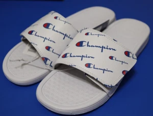 Champion Unisex Slide, White, size 12 - Picture 1 of 3