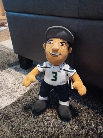 Seattle Seahawks Wilson # 3 NFL Super Bowl XLVIII Champions Plush Stuffed Toy Cover