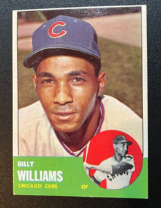 1963 Topps #353 Billy Williams EX+ 3rd Yr Chicago CUBS HOF NO RESERVE!
