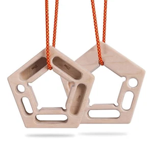 Rock Climbing Holds Fingerboard Hangboard Training Board Grip Trainer Board - Picture 1 of 11