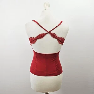 Free People - Top Cami Looking Good - Rosso - Piccolo - Prezzo consigliato £44 - Foto 1 di 5