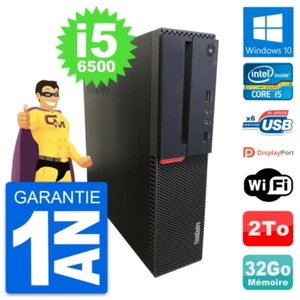 PC Lenovo Thinkcentre M700 SFF Intel i5-6500 RAM 32Go Disc 2To Windows 10 Wifi - Bild 1 von 7