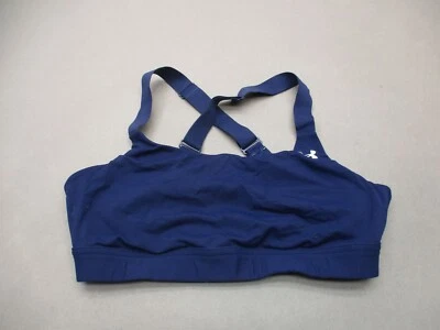 Sujetador deportivo Under Armour talla L para mujer sin forro inalámbrico con espalda cruzada 7C Foto 1 de 4