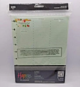 Happy Planner Classic Shopping Lists 100 Count New/Sealed - Picture 1 of 3