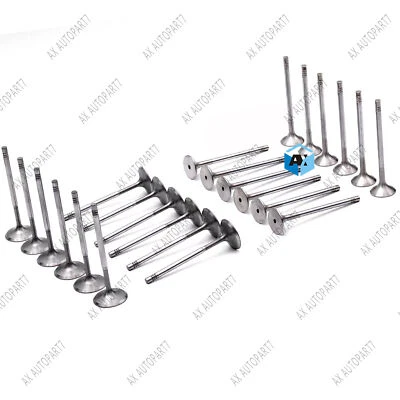 Комплект из 24 впускных и выпускных клапанов для Mercedes-Benz C43 E43 GLC43 AMG M276 3.0T V6 - Изображение 1 из 4