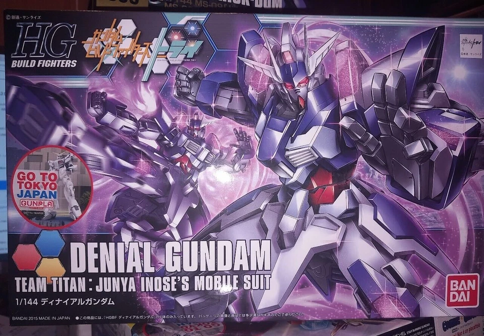 GUNDAM - 1/144 NK-13J Denial Model Kit HGBF # 037 Bandai Team Titan Junya inose - Immagine 1 di 4