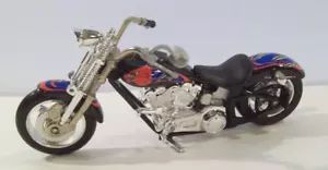 Metal Maxx Harley Davidson Springer Softail Die-Cast Motorcycle, 1:17 Scale - Picture 1 of 6