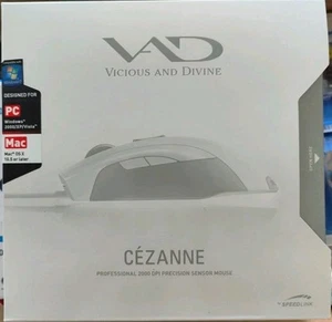 Speedlink VAD Cézanne Designer USB Maus Mouse 2000 dpi Laser PC Desktop Notebook - Bild 1 von 3