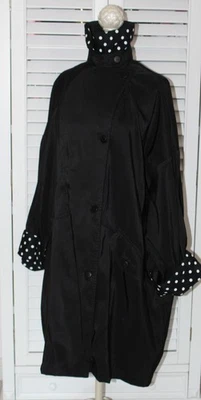 MycraPac размер 2 (M/L) пальто куртка черный с белый горошек нейлона Mycra Pac - Изображение 1 из 4