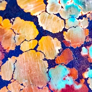 GS1059 UNIKAT! Dicke Hubei gewebte türkis grobe Platten 54,8 Gramm; lapidar - Bild 1 von 12