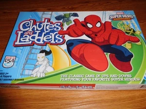 Chutes $ Ladders Spiel Spider-Man Marvel Superheroes Adventures #85202 2015 - Bild 1 von 9