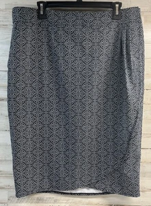 Rip Skirt Hawaii Wrap Skirt Womens XL Black White Batik Straight Beachy Resort - Picture 1 of 8