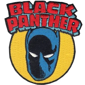 Patch ufficiale Marvel Comics Avenger 'Black Panther' eroe ferro su applicazione - Foto 1 di 1