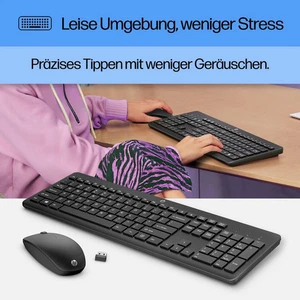HP 230 Maus und -Tastatur, Set, kabellos, Schwarz - Bild 1 von 3