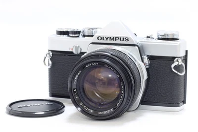 【No US Duty Near Mint CLA'd】Olympus OM-1 SLR Film Camera w/ 50mm F1.4 Lens-#5412 - Image 1 of 4