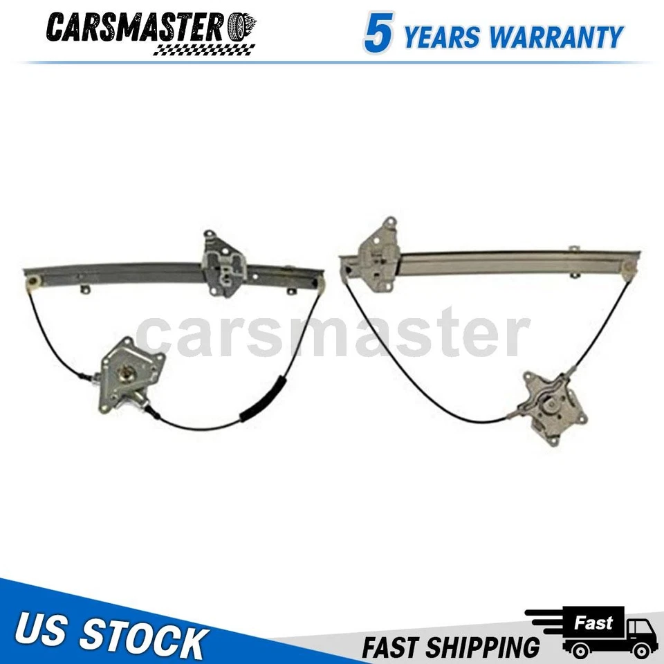 Regulador de ventana delantero izquierdo y derecho Dorman para Nissan D21 1986 1987 1988-1994 Foto 1 de 4