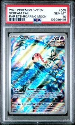 2023 POKEMON SVP EN-SV BLACK STAR PROMO #065 SCREAM TAIL PSA 10 - Image 1 of 2