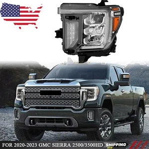 Faro LED completo para GMC Sierra 2500/3500HD 2020-2023 lado del conductor 86788463 nuevo - Imagen 1 de 8