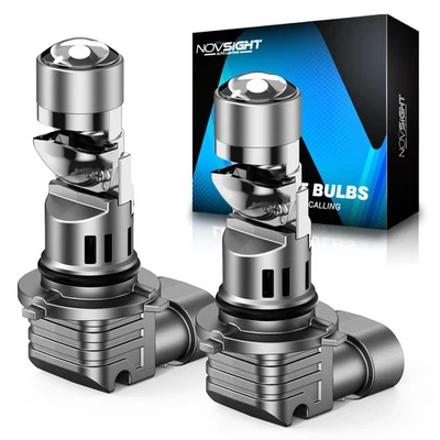 NOVSIGHT 9005 LED Headlight High Beam Bulbs Projector Lens 6500K White 17000LM Foto 1 de 4