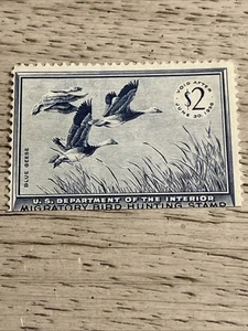 US RW22 MNG Duck Stamp (smudges on back) CV$20- Lot A-70 - Foto 1 di 2