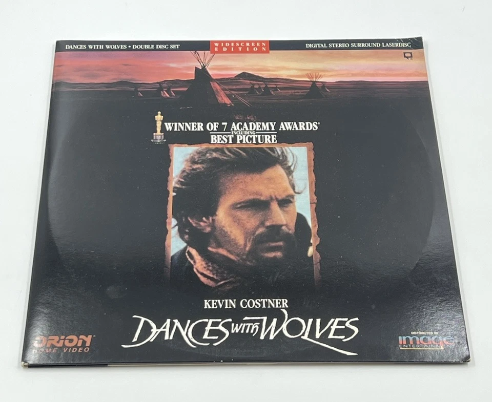 DANCES WITH WOLVES 2-Laserdisc LD SET FULL SCREEN FORMAT - Image 1 of 4