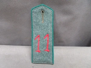 WWI IMPERIAL GERMAN ARMY SHOULDER BOARD-11TH JAGER ZU PFERDE REGIMENT-SCARCE - Picture 1 of 5