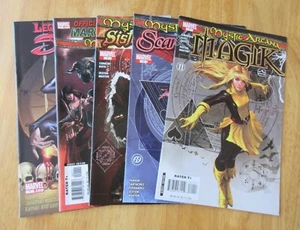 4 MYSTIC ARCANA +1: Magik•Scarlet Witch•Sister Grimm•Handbook + Satana! (VF/NM) - Picture 1 of 4