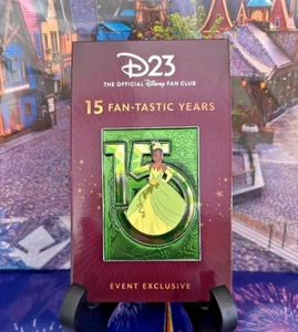�2024 D23 15 aniversario Disney Princesa y la rana Tiana Pin LE 300 🙂 - Imagen 1 de 1