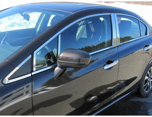 Stainless Steel Window Accent Package 20 Pc For 2012-2015 Honda Civic - Picture 1 of 3