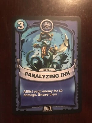 2016 Skylanders Battlecast - Paralyzing Ink (Spell) - Common - Image 1 of 2