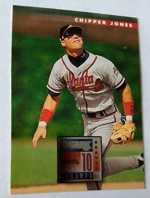 CHIPPER JONES, 1995 DONRUSS #437, BRAVES - Image 1 of 3