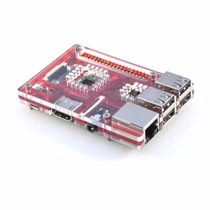 Red Acrylic Case for Raspberry Pi 3 Model B VaultPi - Bild 1 von 3