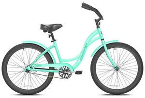 24" Girl'S Seachange Beach Cruiser Bicycle, Ages 12+, Mint Green, Teen - Picture 1 of 12