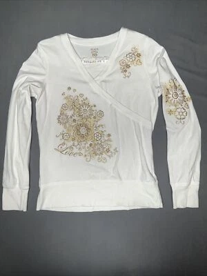 Blusa Place Premium Manga Larga Niñas Talla XL 14 Marfil Brillante -490 Foto 1 de 4
