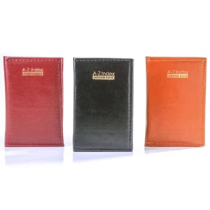 A-Z Name & E-mail Address Book 4.5"x3" POCKET SIZE Leather Look Hardback Records - Picture 1 of 3