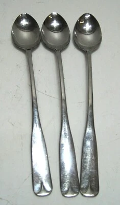 Juego de 3 cucharas de té helado Oneida Northland acero inoxidable Corea Foto 1 de 3