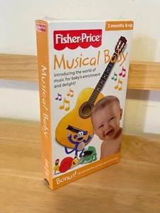 New Sealed Music Enrichment Fisher Price Musical Baby Play Group Puppet VHS Tape - Picture 1 of 4