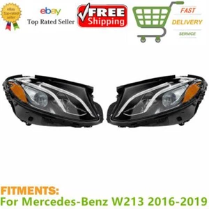 ✅2PCS LED Headlight Assembly Set For Mercedes-Benz W213 2016-2019 Plug and Play - Picture 1 of 5