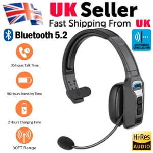 Cuffie Bluetooth 5.2 Trucker Wireless con Microfono Cancellazione Rumore per Telefoni PC u - Foto 1 di 15