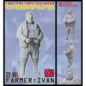 Tori Factory 1/35 Farmer Ivan - TFU CYBERFUNK Figure Model Kit #CY-01A - Picture 1 of 7