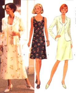 Butterick 4391~Misses' Petite Top & Dress Semi-fitted-back Princess seams 14-18 - Picture 1 of 6