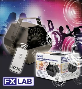 FX Lab G002GKA Portable Bubble Effect Machine with Remote Control - Picture 1 of 5